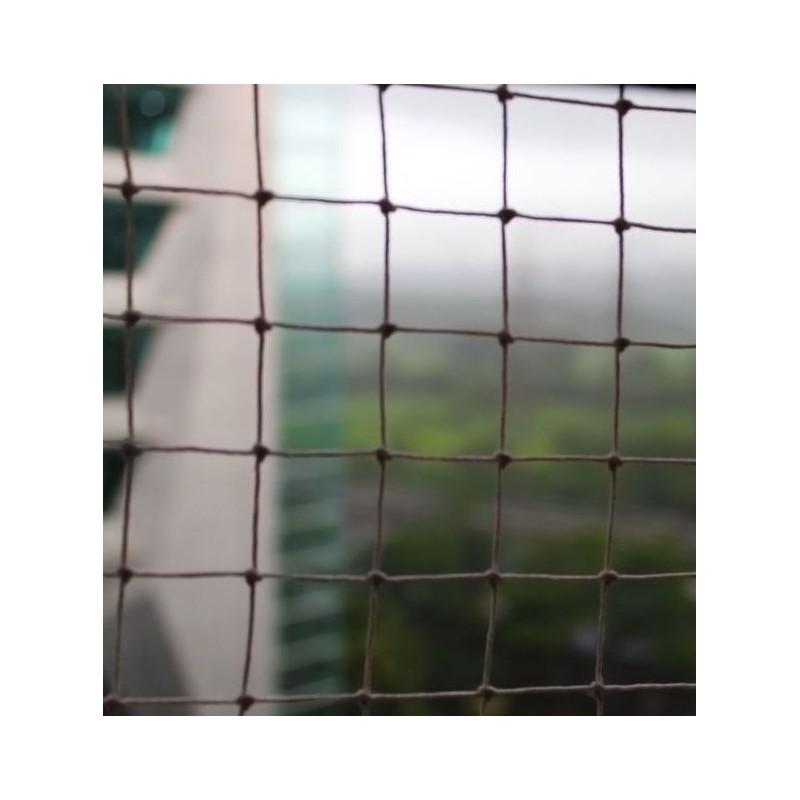 Cat/bird net SPIRDS set: net: 4 m x 2 m + Clips + glue