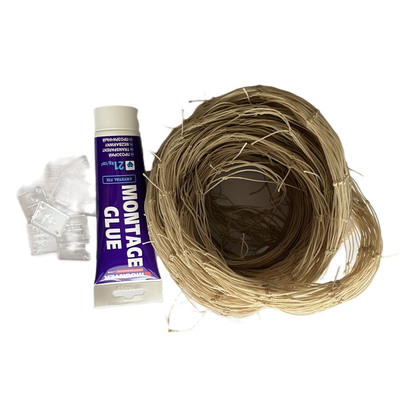 Siatka dla kota/na ptaki, beż, 20 m x 10 m