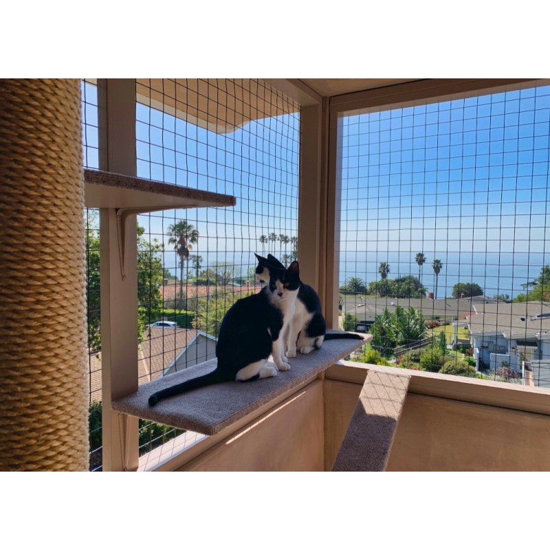 Cat/bird net SPIRDS SET 3 m x 6 m + clips + glue