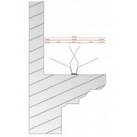 MODUŁ 50CM, KO_4S_80, 4 RZĘDY, 80 KOLCÓW NA METR