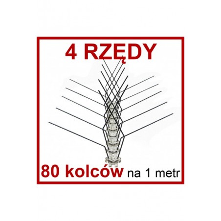 MODUŁ 50CM, KO_4S_80, 4 RZĘDY, 80 KOLCÓW NA METR
