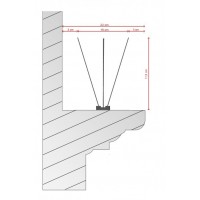 MODUŁ 50 CM, KO_3_60, 3 RZĘDY, 60 KOLCÓW NA METR